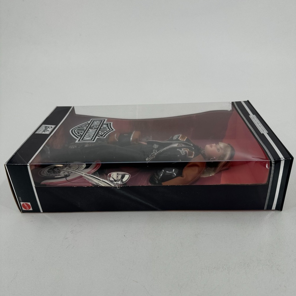 NEW Harley Davidson Motorcycles Mattel Barbie Doll 1999 Collector Edition - Picture 6 of 15